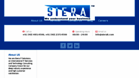What Sierait.com website looked like in 2018 (5 years ago)