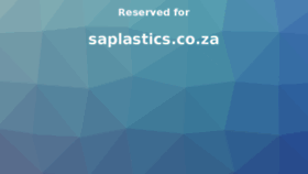 What Saplastics.co.za website looked like in 2018 (5 years ago)