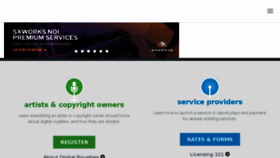 What Soundexchange.com website looked like in 2018 (7 years ago)