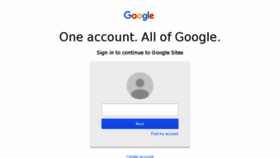 What Sites.google.com website looked like in 2018 (5 years ago)