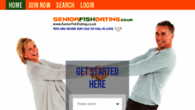 What Seniorfishdating.co.uk website looked like in 2018 (5 years ago)
