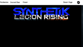 What Synthetikgame.com website looked like in 2018 (5 years ago)