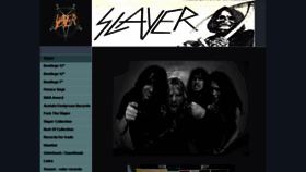 What Slayer-bootlegs.de website looked like in 2018 (5 years ago)