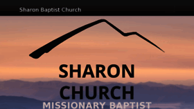 What Sharonbaptistchurch.org website looked like in 2018 (5 years ago)
