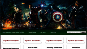 What Superhero-games.online website looked like in 2018 (5 years ago)