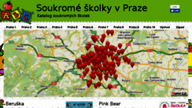 What Soukrome-skolky-praha.cz website looked like in 2018 (5 years ago)