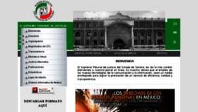 What Stjsonora.gob.mx website looked like in 2018 (5 years ago)