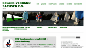 What Segeln-sachsen.de website looked like in 2018 (5 years ago)