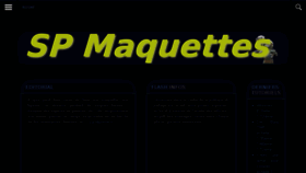 What Spmaquettes.com website looked like in 2018 (5 years ago)