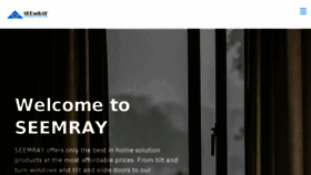 What Seemray.com website looked like in 2018 (5 years ago)