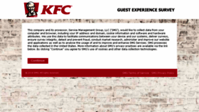 What S.kfcvisit.com website looked like in 2018 (5 years ago)