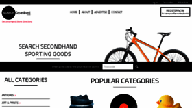 What Searchsecondhand.com.au website looked like in 2018 (5 years ago)
