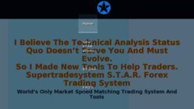 What Supertradesystem.com website looked like in 2018 (5 years ago)