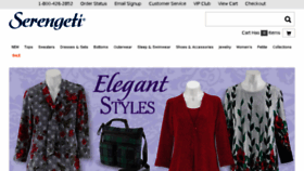 What Serengetifashions.com website looked like in 2018 (5 years ago)