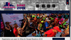 What Skopjemarathon.com website looked like in 2018 (5 years ago)
