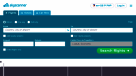 What Skyscanner.com.ph website looked like in 2018 (5 years ago)