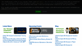 What Spectrosci.com website looked like in 2018 (6 years ago)