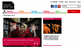 What Scottishbooktrust.com website looked like in 2018 (5 years ago)