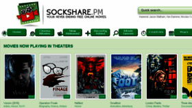 What Sockshare.pm website looked like in 2018 (5 years ago)