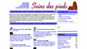 What Soins-des-pieds.info website looked like in 2018 (5 years ago)