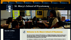 What Stmaryspiscataway.org website looked like in 2018 (5 years ago)