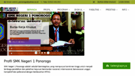 What Smkn1ponorogo.sch.id website looked like in 2018 (5 years ago)
