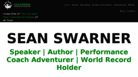 What Seanswarner.com website looked like in 2018 (5 years ago)