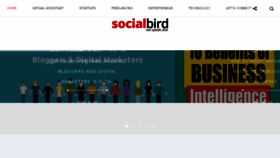 What Socialbird.in website looked like in 2018 (5 years ago)