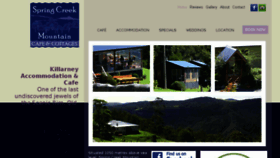 What Springcreekcottages.com.au website looked like in 2018 (5 years ago)