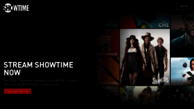 What Showtime.net website looked like in 2018 (5 years ago)
