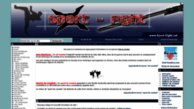 What Sport-fight.net website looked like in 2018 (5 years ago)