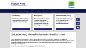 What Steuerberatung-nolte.de website looked like in 2018 (5 years ago)