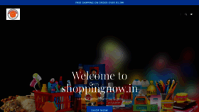 What Shoppingnow.in website looked like in 2018 (5 years ago)