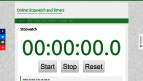 What Stopwatch-timers.com website looked like in 2018 (5 years ago)