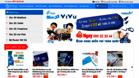 What Sim3gvivu.com website looked like in 2018 (5 years ago)