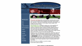 What Stereoneedles.com website looked like in 2018 (5 years ago)