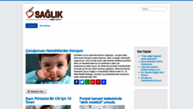 What Saglik.com.tr website looked like in 2018 (5 years ago)