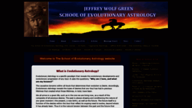 What Schoolofevolutionaryastrology.com website looked like in 2018 (5 years ago)