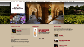 What Sainte-roseline.com website looked like in 2018 (5 years ago)