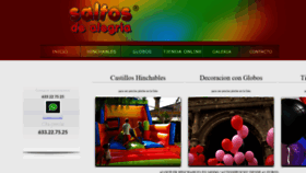What Saltosdealegria.com website looked like in 2018 (5 years ago)