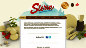 What Sierracheese.com website looked like in 2018 (5 years ago)