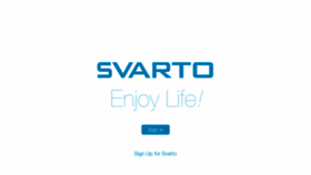 What Svarto.com website looked like in 2018 (5 years ago)
