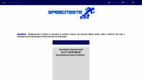 What Speedteste.com.br website looked like in 2018 (5 years ago)