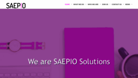 What Saepio.co.uk website looked like in 2018 (5 years ago)