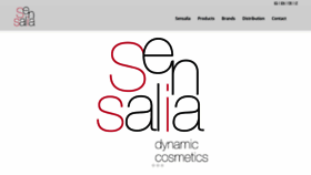 What Sensalia.net website looked like in 2018 (5 years ago)