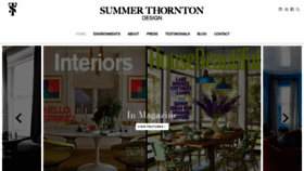 What Summerthorntondesign.com website looked like in 2018 (5 years ago)