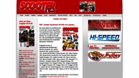 What Scooterundsport.com website looked like in 2018 (5 years ago)