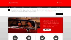 What Santanderconsumer.se website looked like in 2018 (5 years ago)