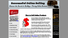 What Successfulonlineselling.com website looked like in 2018 (5 years ago)