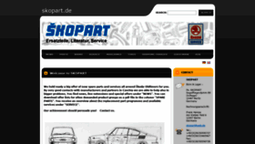 What Skopart.de website looked like in 2018 (5 years ago)